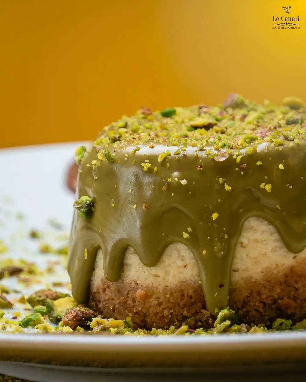 Entremets pistache — Le Canari
